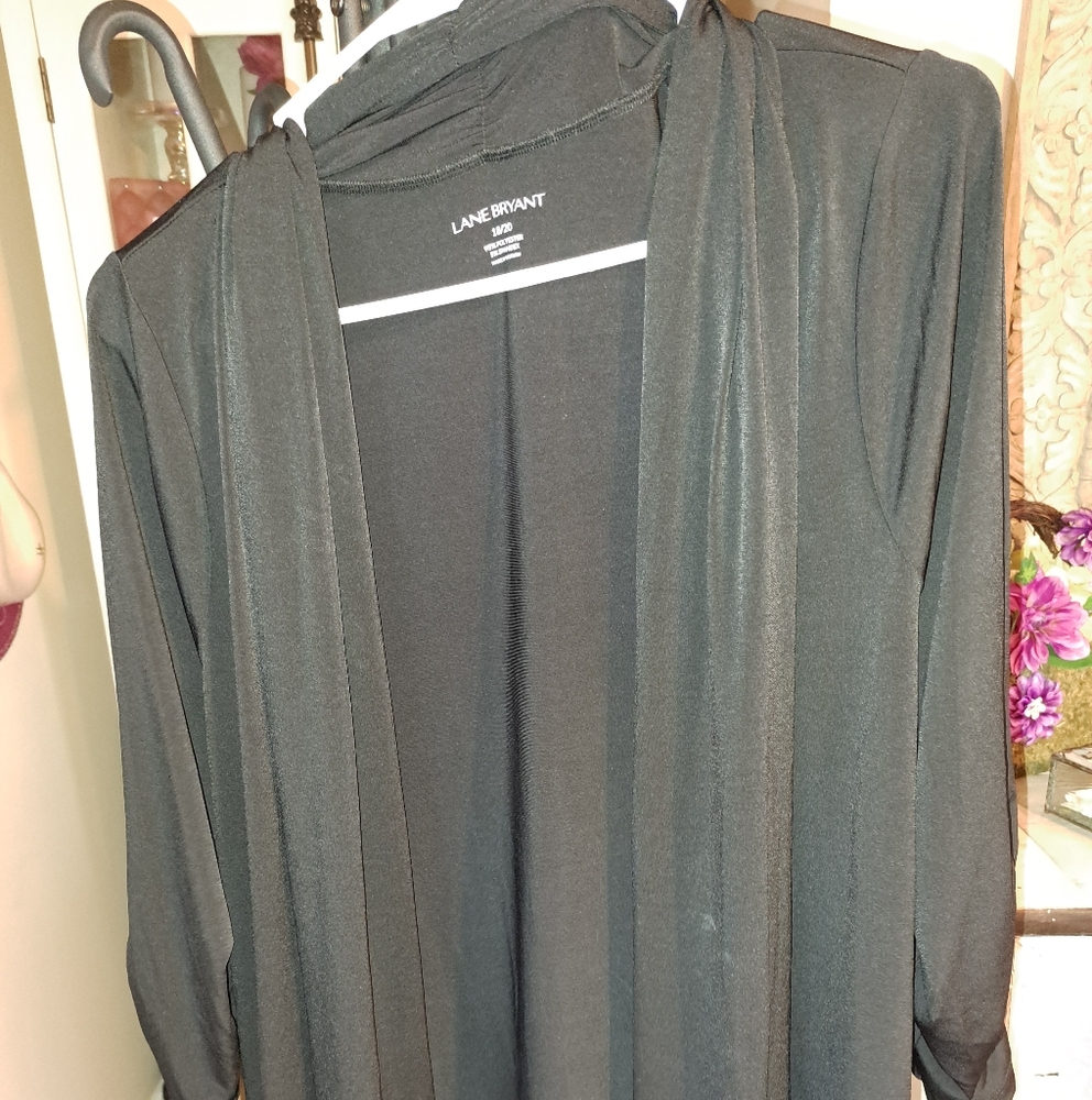 Lane Bryant Black Cardigan